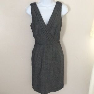 Banana republic grey linen dress Sz 8.